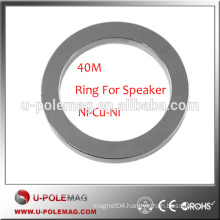 High Grade Customized Ring 40M NdFeB Magnets for Speaker